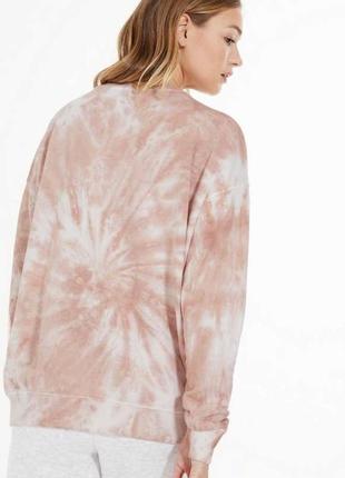 Світшот без флісу тай дай oversize