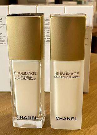 Оригінал chanel sublimage l'essence lumiere відновлювальний концентрат для сяйва шкіри обличчя3 фото