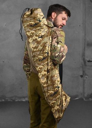 Раскладушка военная 197×64×49 см усиленная полевая армейская кровать пиксель вт6327