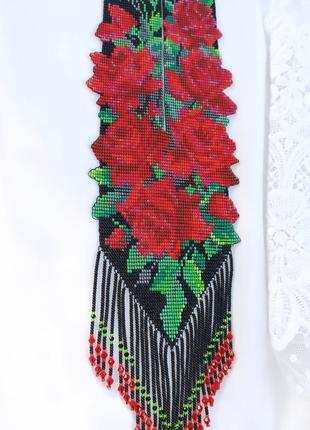 Гердан красные розы