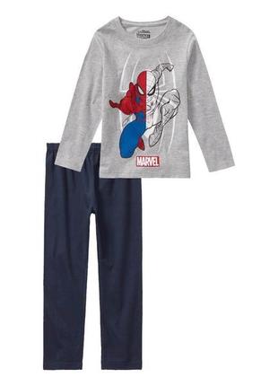 Пижама (лонгслив и штаны) для мальчика disney spider-man 392151 134-140 см (8-10 years) комбинированный