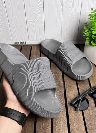 Шльопанці adidas adilette чоловічі | шлепки мужские адидас изи | тапочки мужские 40-45