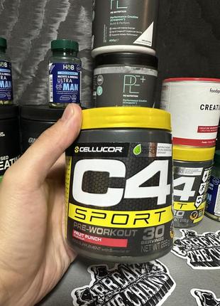 Продаю предтренировочный комплекс cellucor c4 sport, вкус “fruit punch”, 30 порций