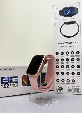 Розумний годинник smart т900 pro max (lux) рожевий