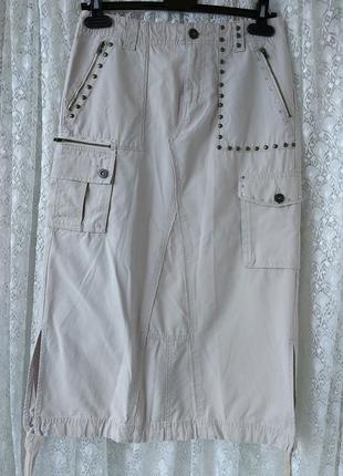 Юбка хлопок макси river island р.42-44 2302а