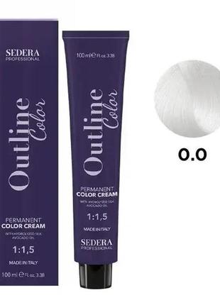 Фарба для волосся sedera  professional 100ml колір 0.0