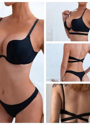 Бюстгальтер, ліфчик, трансформер push-up, пушап, для глибокого декольте.