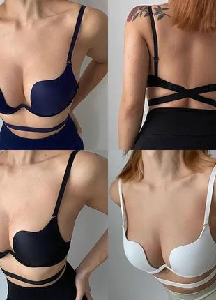 Бюстгальтер, ліфчик, трансформер push-up, пушап, для глибокого декольте.