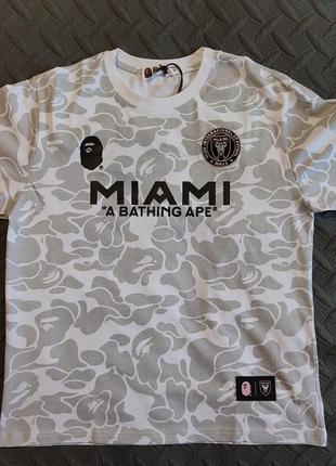 Футболки bape x inter miami