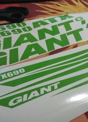 Наклейки на раму велосипеда giant гиант джиант