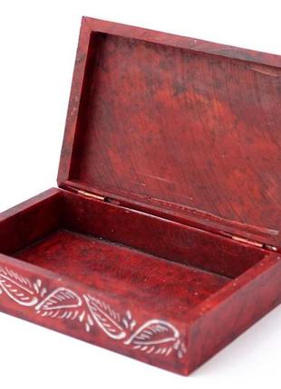 Шкатулка каменная крашеная no.-167 bm