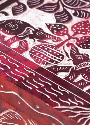 Шкатулка каменная крашеная no.-167 bm