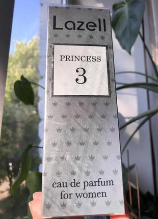 Lazell princess 3 100 мл парфумована вода фруктова квіткова жіноча (духи парфуми парфум для жінок)