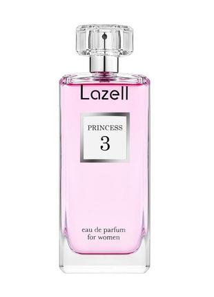 Lazell princess 3 100 мл парфюмированная вода фруктовая цветочная женская (духи парфюм...