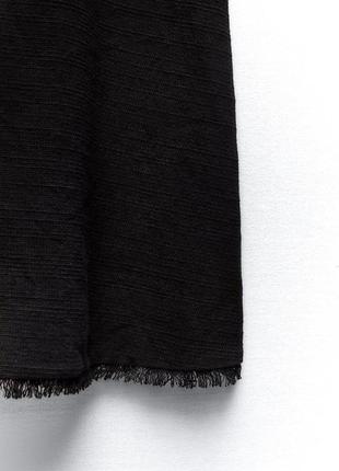 Сукня чорна ефектна бавовна  міді zara зара оригінал10 фото