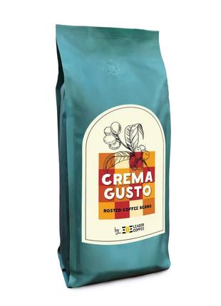 Кофе в зернах tm leadercoffee купаж №3 "crema gusto", 1кг