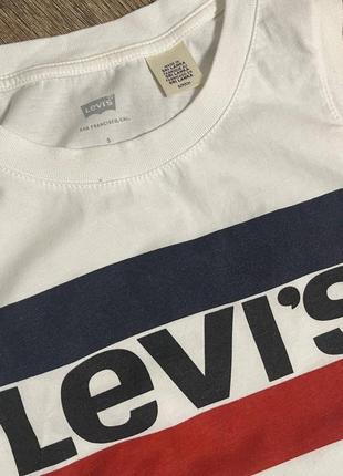 Levi’s oversize топ кроп футболка укороченая4 фото