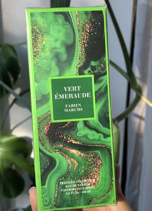 Fabien marche precious vert emeraude 100 мл парфюмированная вода древесная фужерная унисекс женская мужская (духи парфюм для женщин и мужчин)