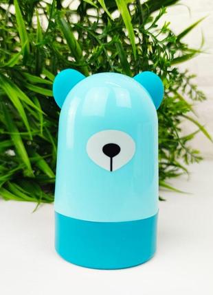 Маникюрный набор "мишка" бирюзовый 3d-panda-0227
