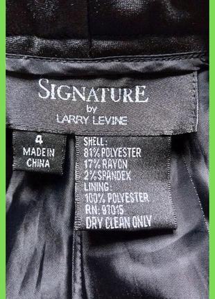 Чорні атласні штани палаццо широкі р.s, м larry levine7 фото