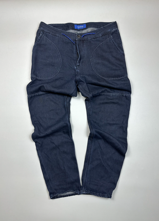 Унисекс стретчевые  темно-синие брюки scotch&soda m
