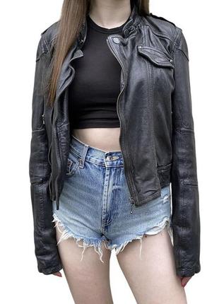 Levis special edition винтажная кожаная куртка косуха
