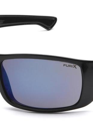 Очки защитные открытые pyramex furix (blue mirror) anti-fog