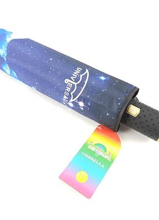 Хороший женский зонт автомат с 9 карбоновыми спицами от universal