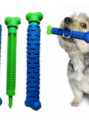 Самоочисна зубна щітка для собак собакам сhewbrush масажна щітка для домашніх тварин, що самоочищається6 фото