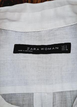 Біла блуза, туніка, накидка zara, розмір s-м.