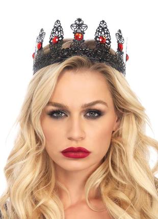 Філігранна корона з камінням leg avenue filigree royal crown, метал