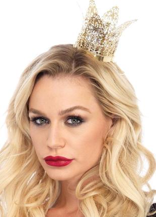 Філігранна золота корона leg avenue filigree crown, метал