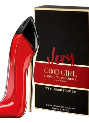 Оригінал carolina herrera very good girl 80 ml ( кароліна еррера вері гуд герл ) парфумована вода