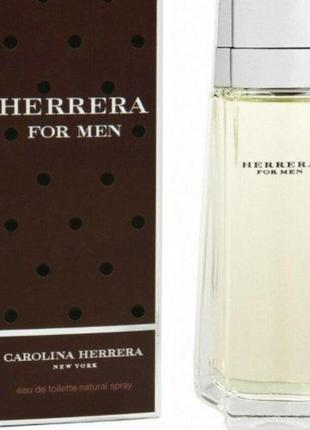 Оригінал carolina herrera herrera for men 100 ml (кароліна эреррера ) туалетна вода