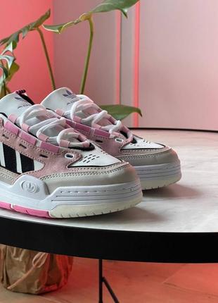 Adidas adi2000 white beige pink2 фото