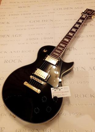 Электрогитара gibson les paul custom black beauty china