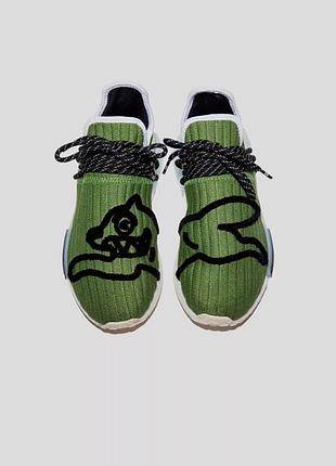 Adidas x bbc ice cream x pharrel williams hu nmd running dog green gz1664 us 7 2850 169174261