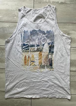 Майка белая летняя