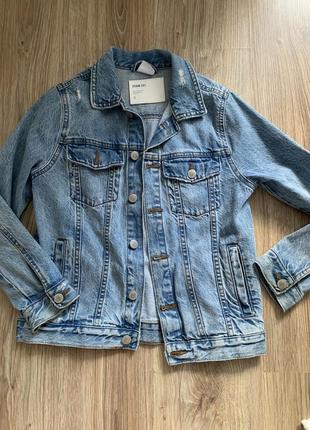 Zara джинсова куртка жакет