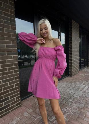 Невагома ніжна сукня з легкої тканини🌸