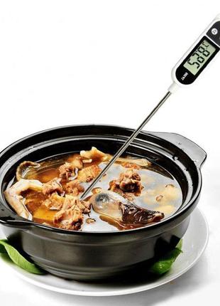 Термометр цифровий кухонний щуп uchef tp300 для гарячих та холодних страв9 фото
