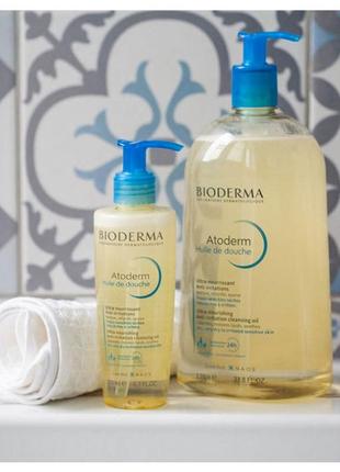 Масло гель для душа bioderma atoderm 200 мл