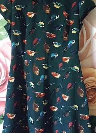 Платье с птичками