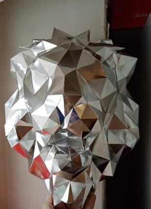 Paperkhan набор для создания 3d фигур лев кот кошка паперкрафт papercraft подарок сувернир игрушка конструктор