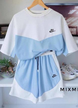 Костюм в стиле nike шорты и футболка