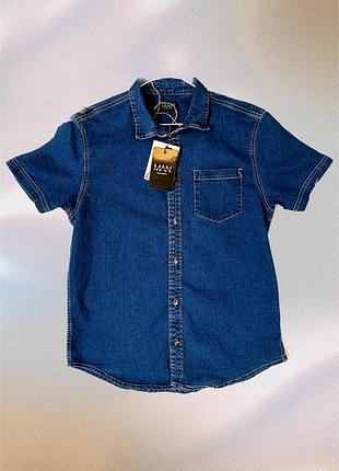 Джинсовая мужская тенниска