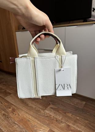 Сумка zara канва