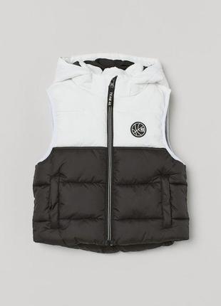 Теплая жилетка h&m на 2-4 годика