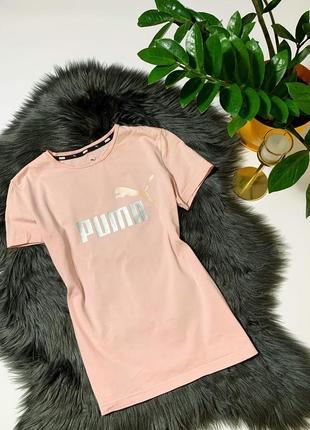 Пудрова футболка puma.