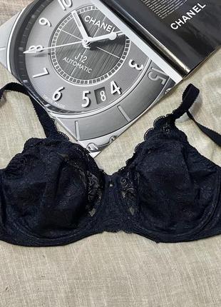 Triumph великолепный черный кружевной бюст на косточках